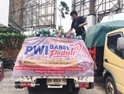 PWI Babel Siapkan Tiga Armada Logistik Angkut Bantuan ke Pengungsian Kebakaran Serdang Pagi Ini