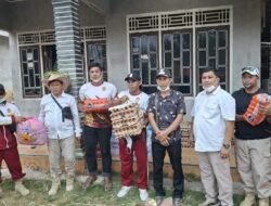 Erzaldi dan Melati Gerakkan Bantuan untuk Dusun Serdang, Kader Gerindra Turun ke Lapangan